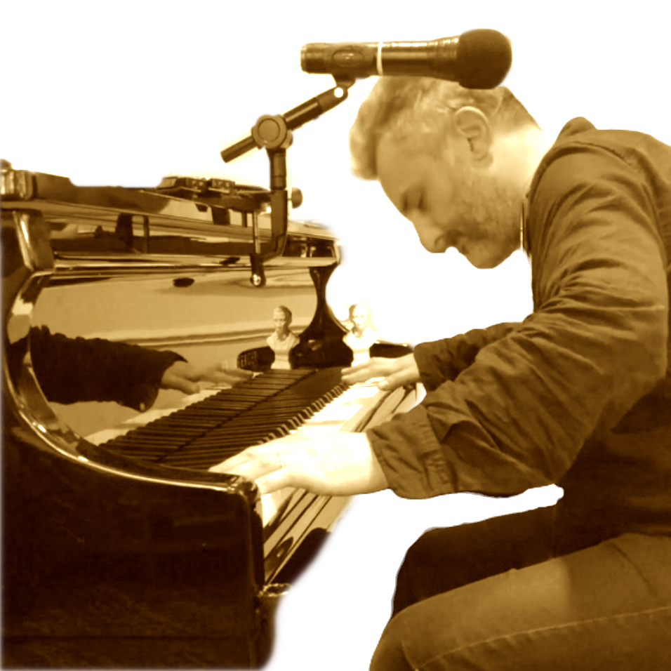 Paul Tosh at the piano