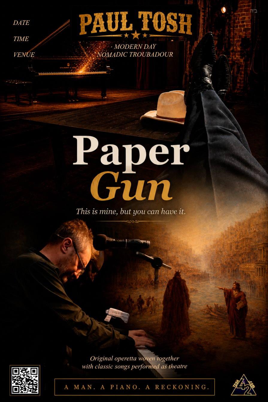 Paper Gun — Paul Tosh Poster