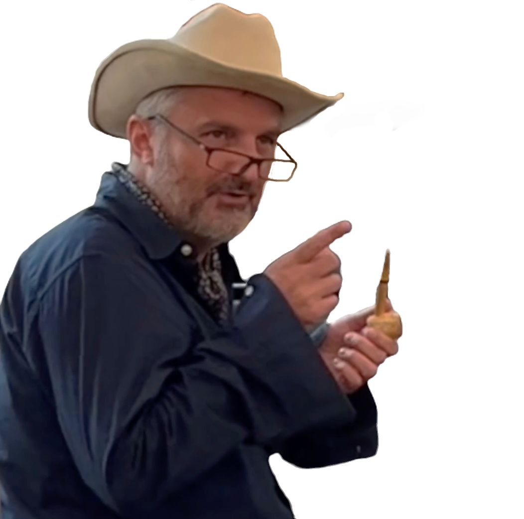 Paul Tosh in cowboy hat